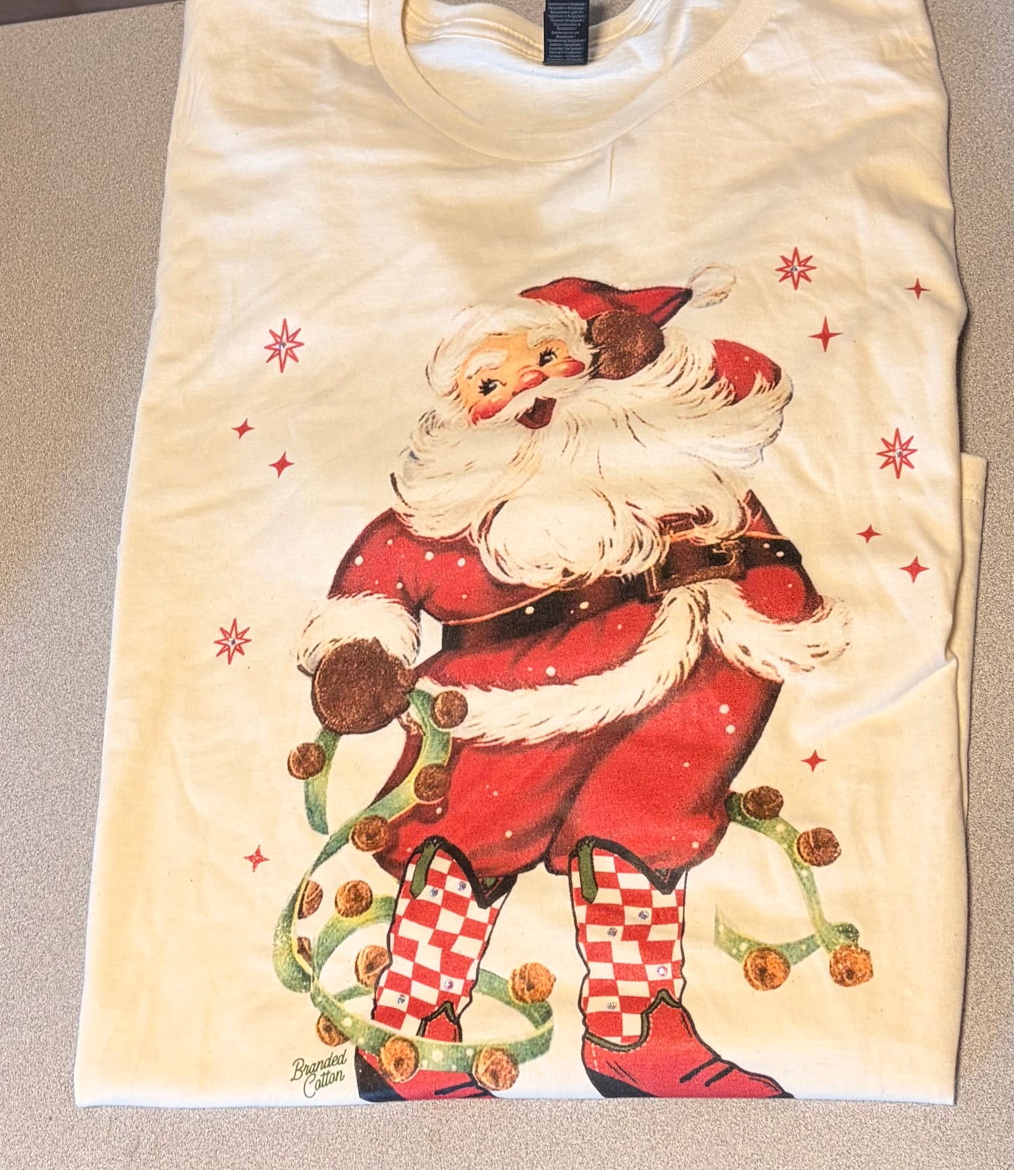 Santa w/ Rhinestones T