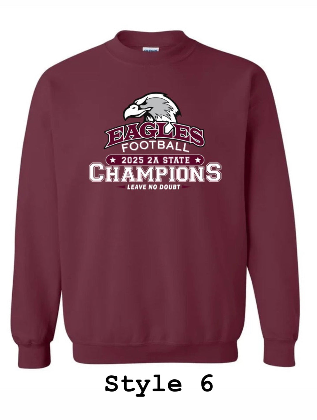 Maroon State Champion Crewneck