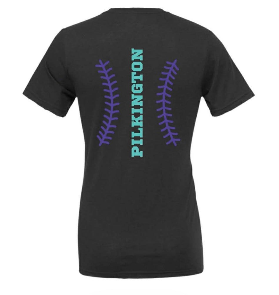 Raptors Custom Back T Shirt