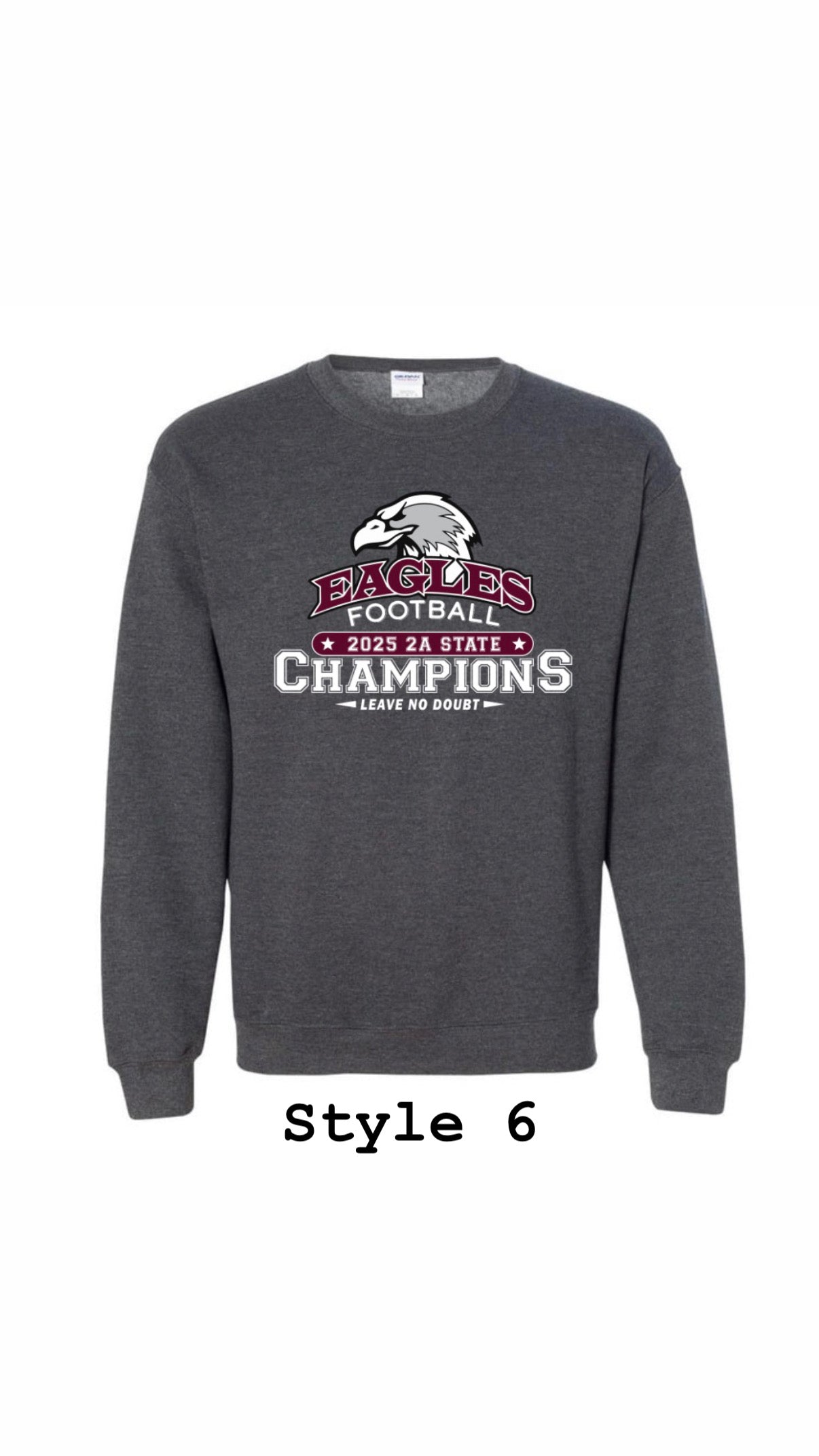 Gray State Champion Crewneck