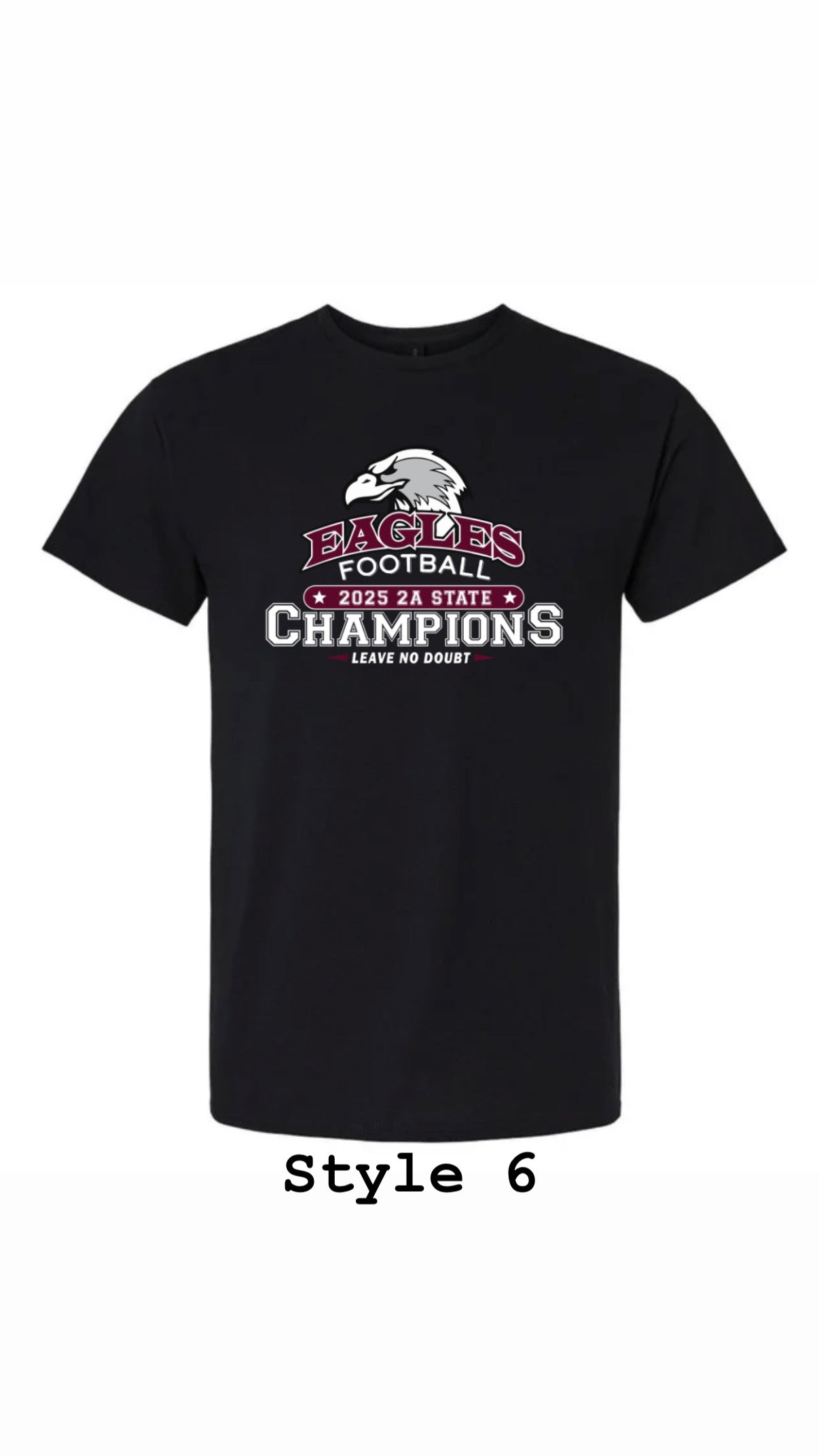 Black State Champion T Shirt