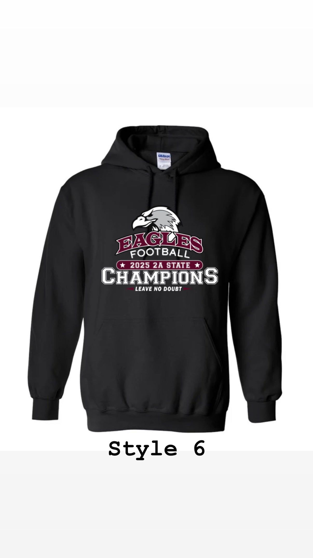 Black State Champion Hoodie