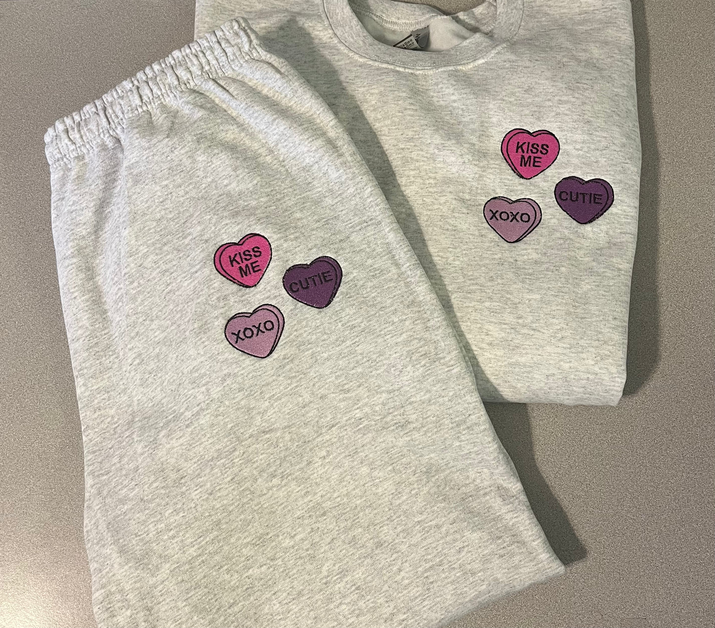 Conversation Heart Crewneck