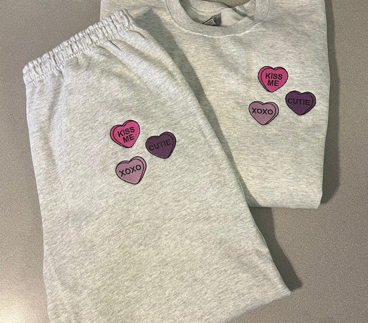 Conversation Heart Crewneck