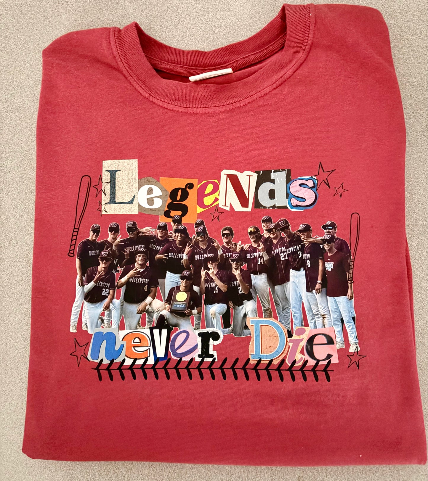 Legends Never Die Wellington Edition T Shirt