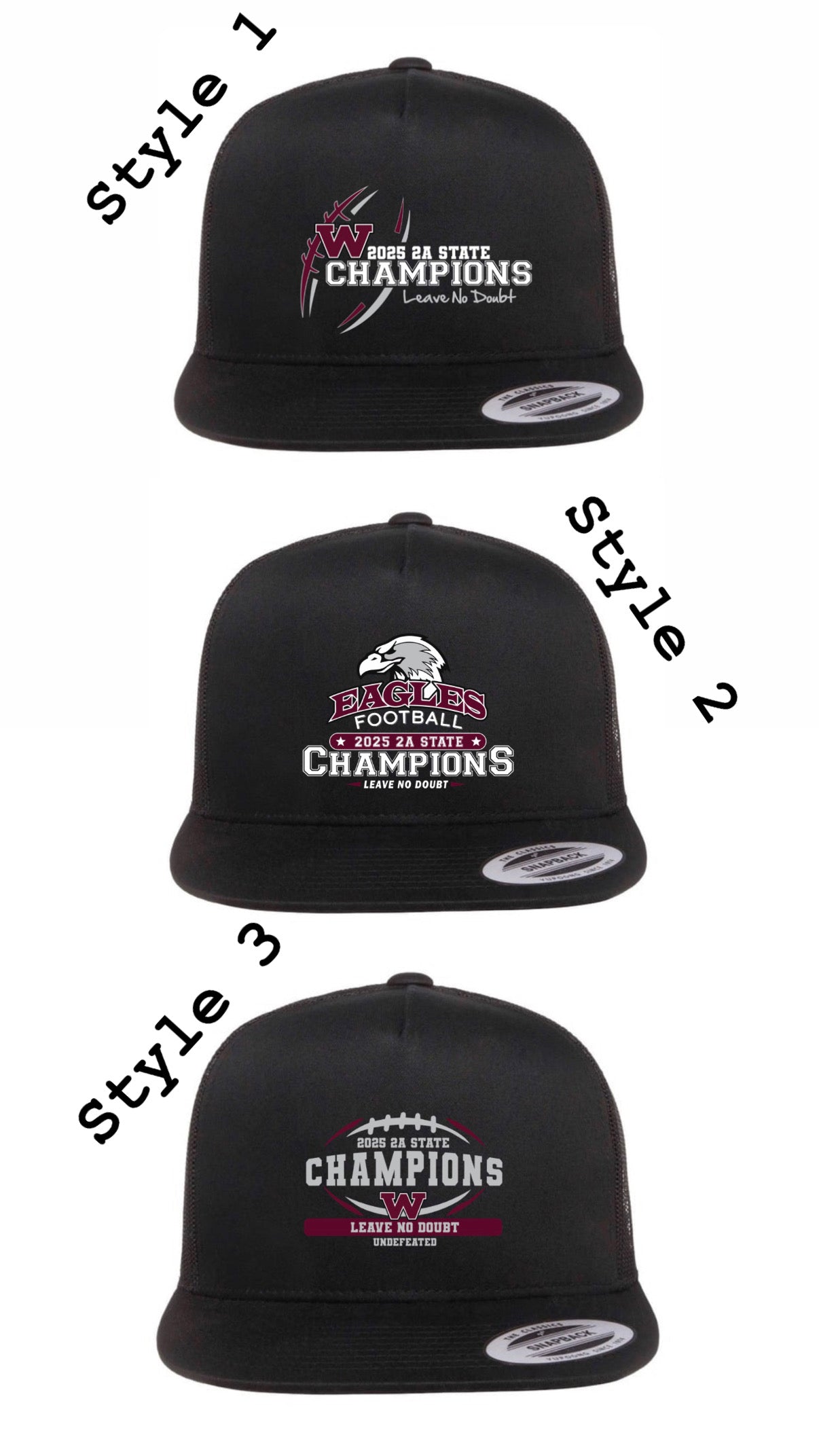 State Champion Hats