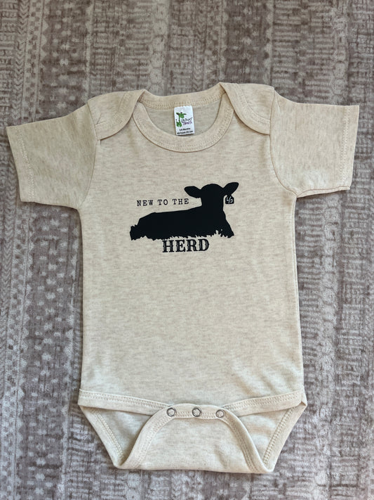 Branded New to the Herd Onesie