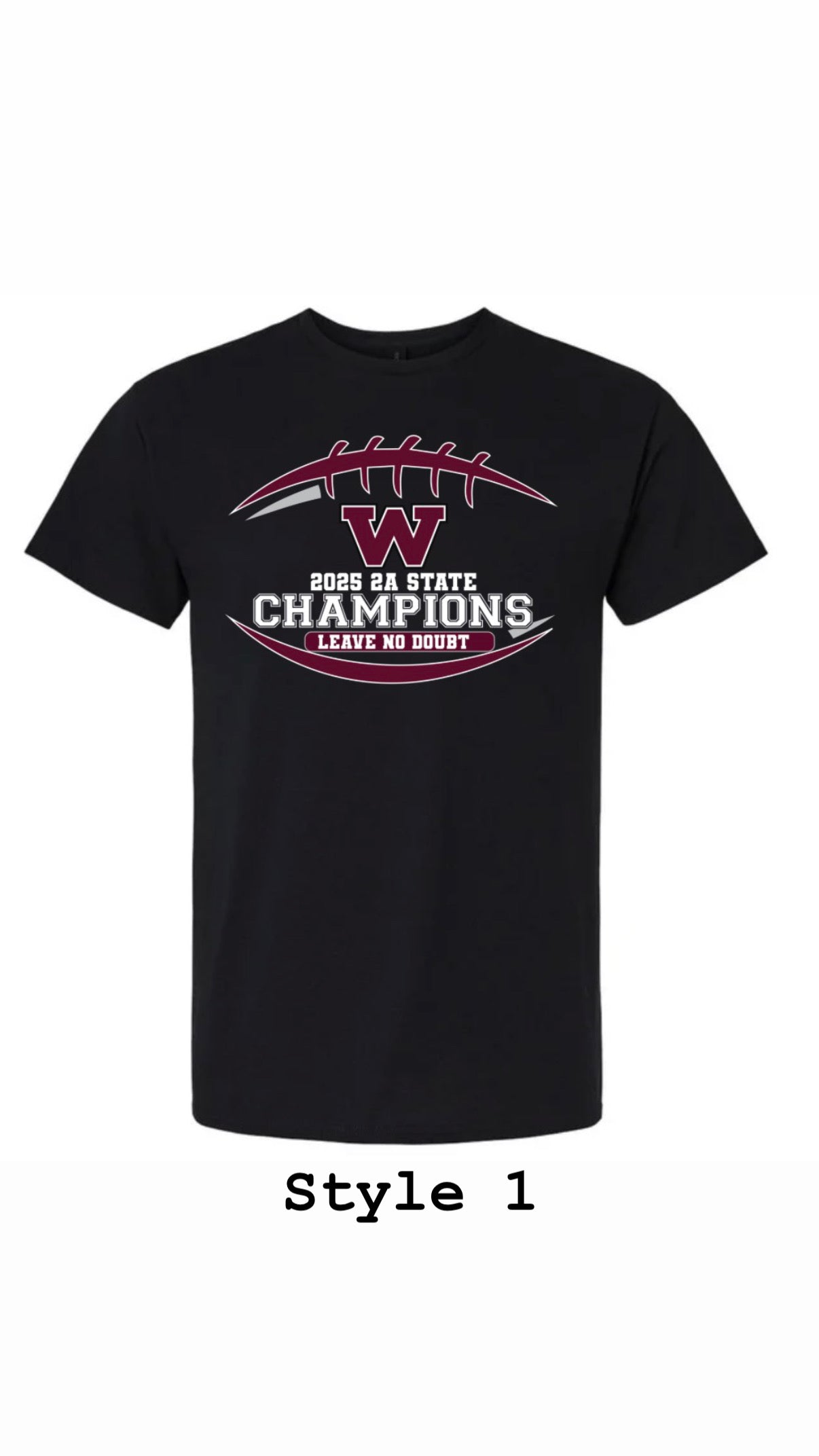 Black State Champion T Shirt