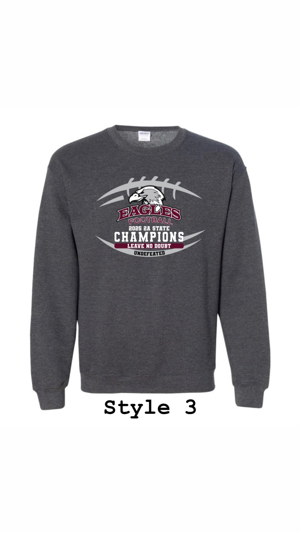 Gray State Champion Crewneck