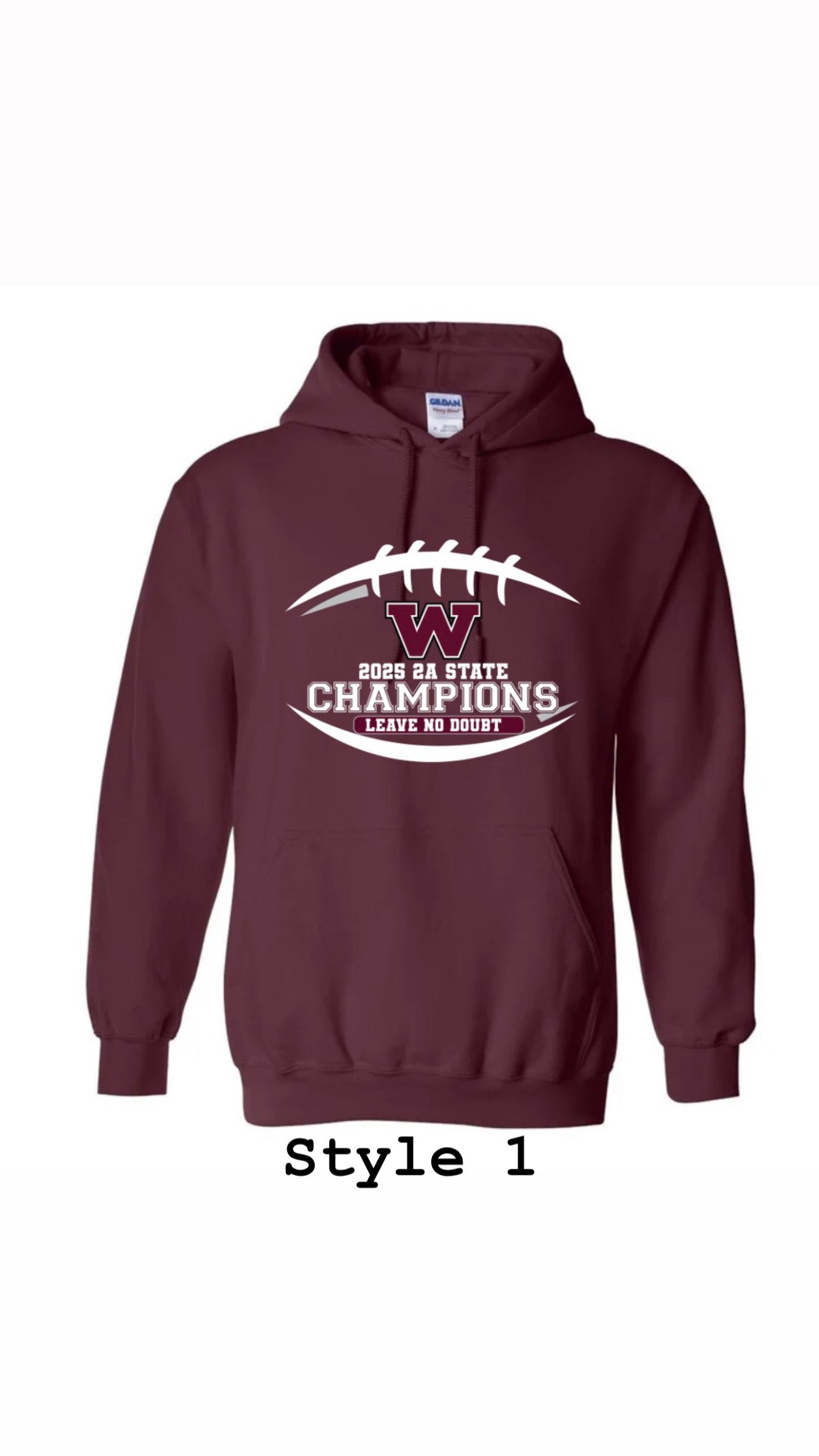 Maroon State Champion Hoodie