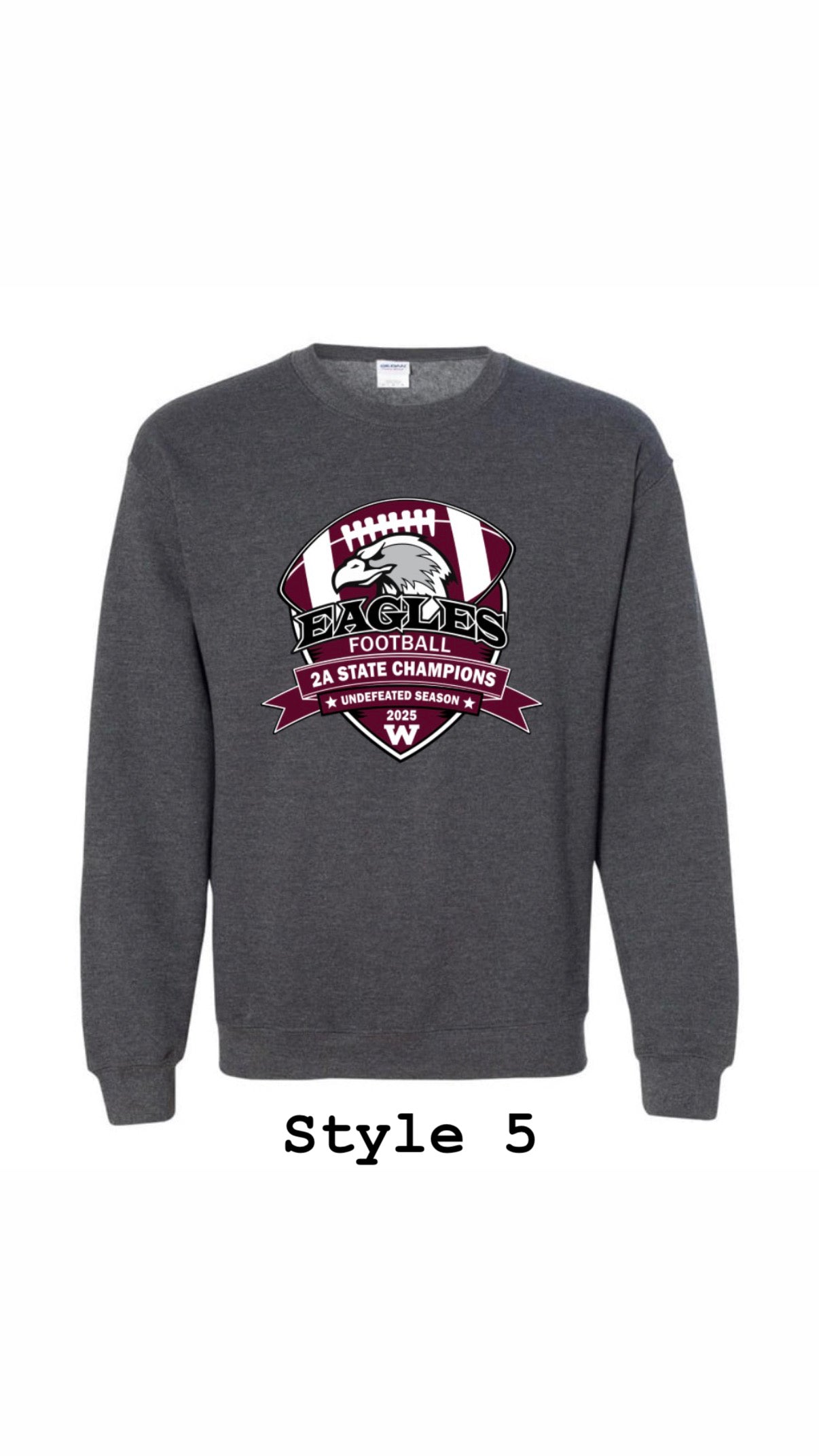 Gray State Champion Crewneck