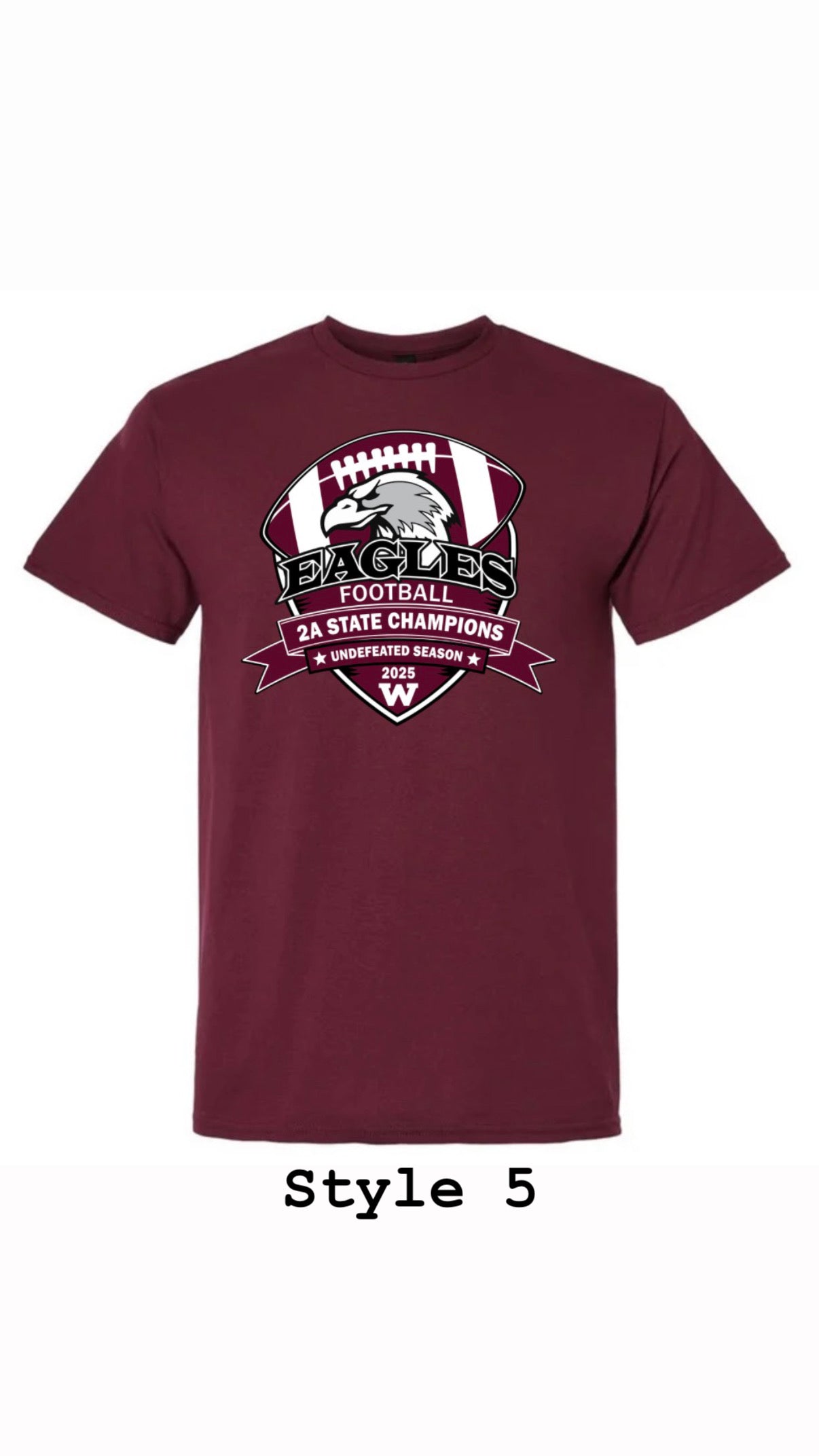 Maroon State Champion T Shirt