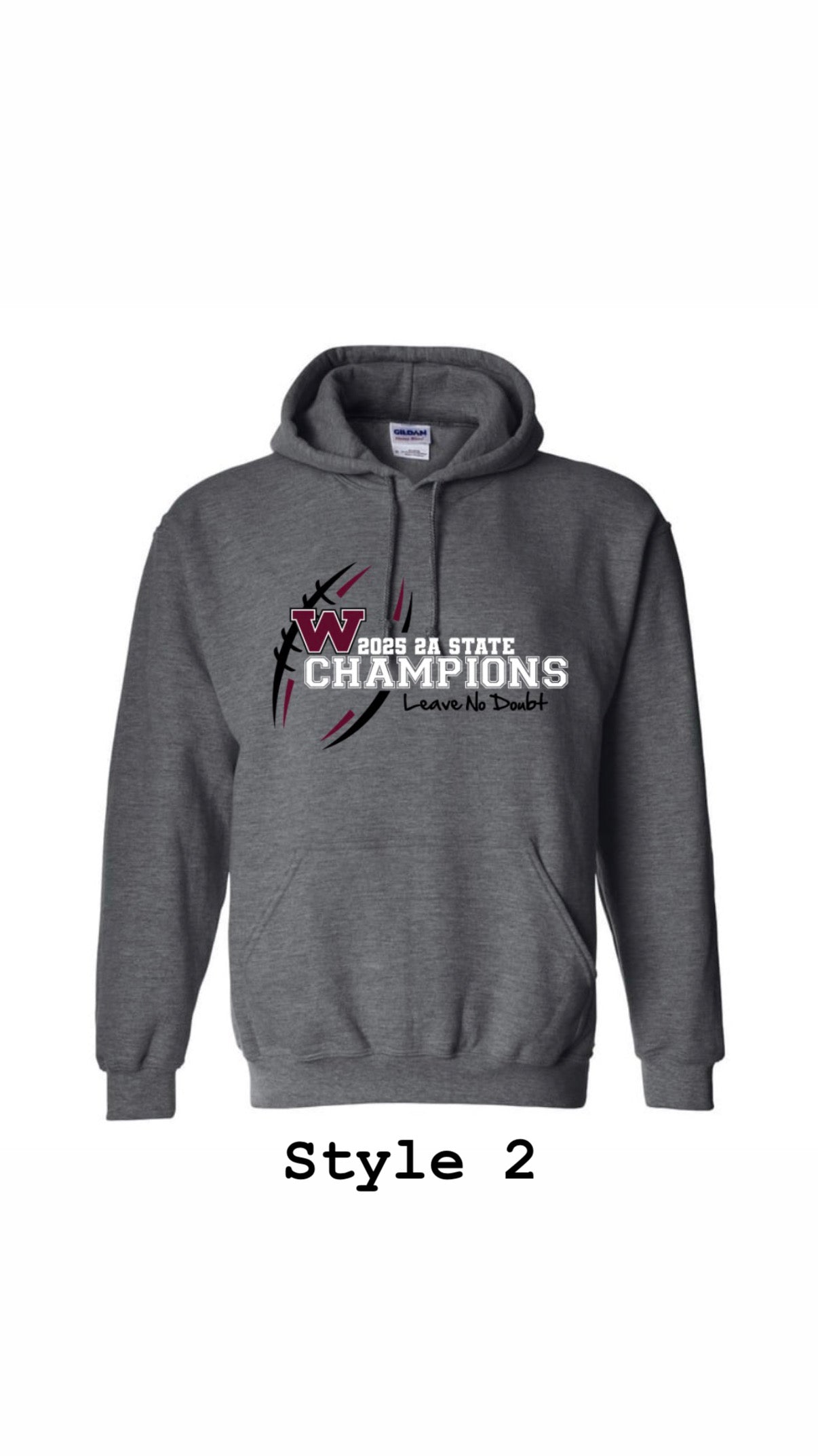 Gray State Champion Hoodie