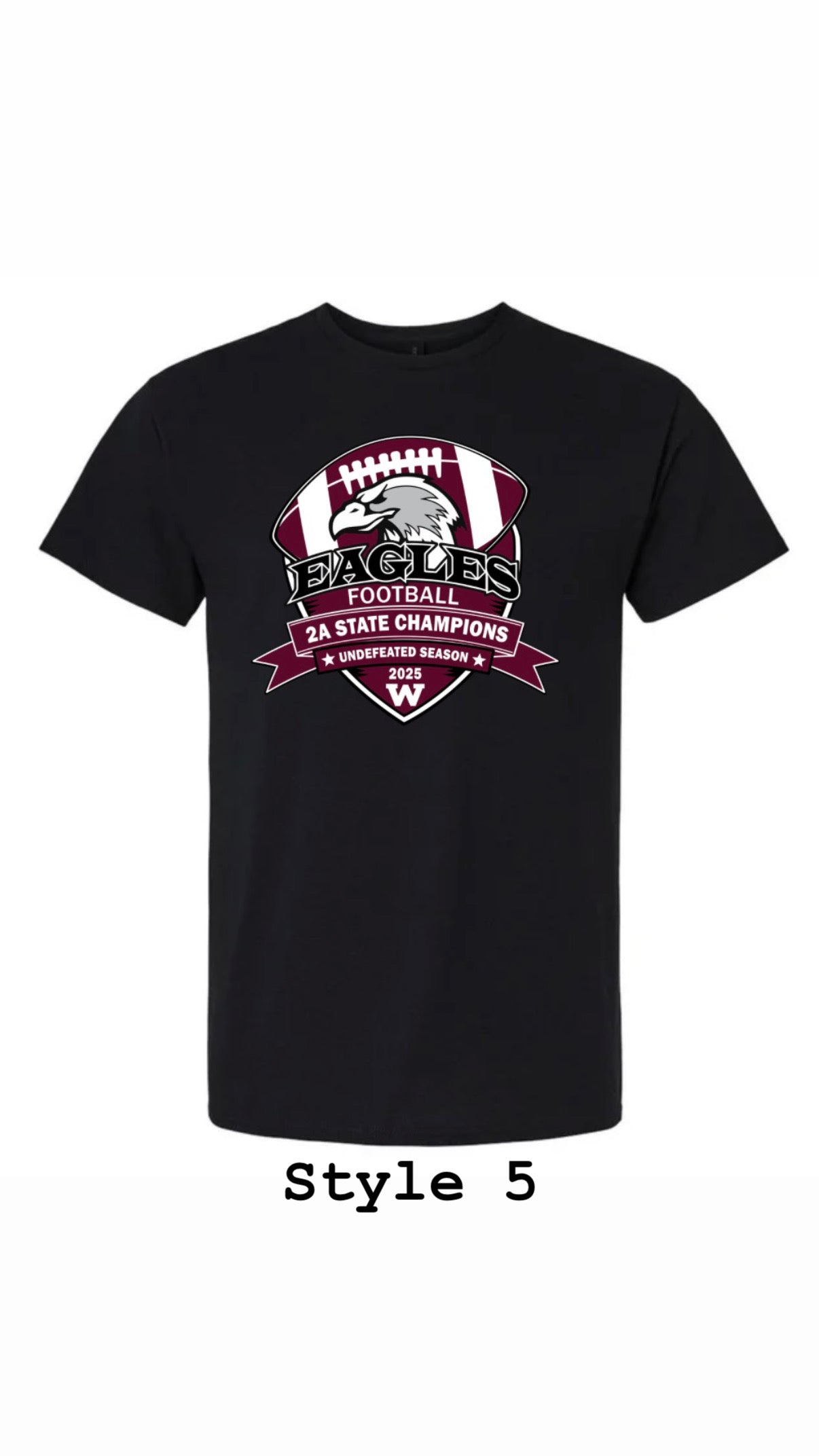 Black State Champion T Shirt