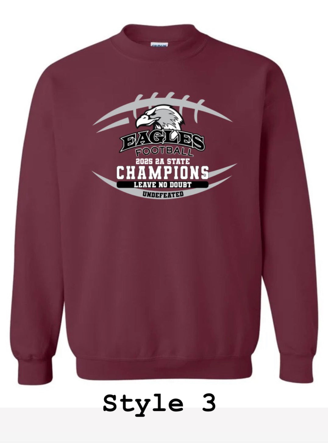 Maroon State Champion Crewneck