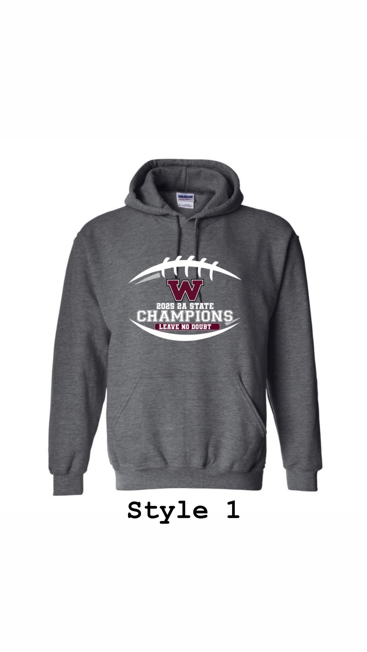 Gray State Champion Hoodie