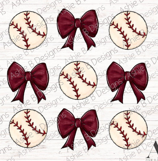 Baseballs & Bows