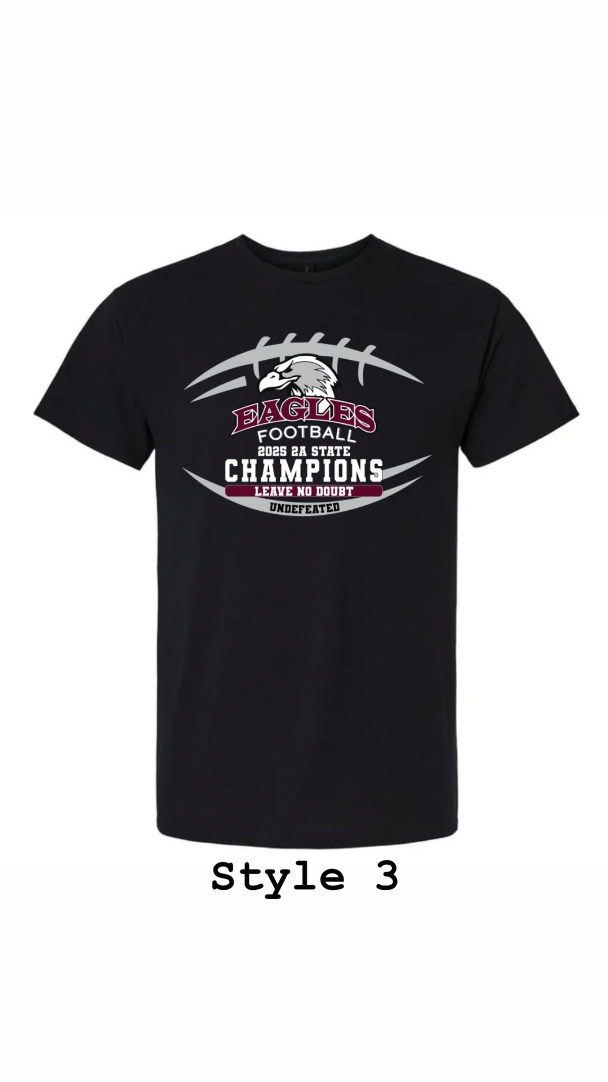 Black State Champion T Shirt