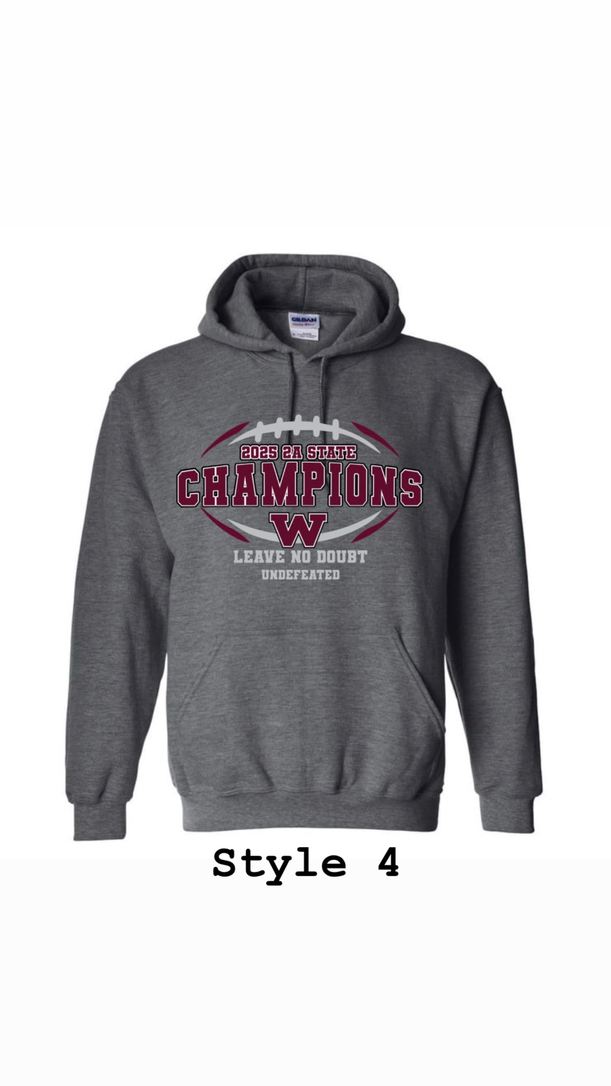 Gray State Champion Hoodie