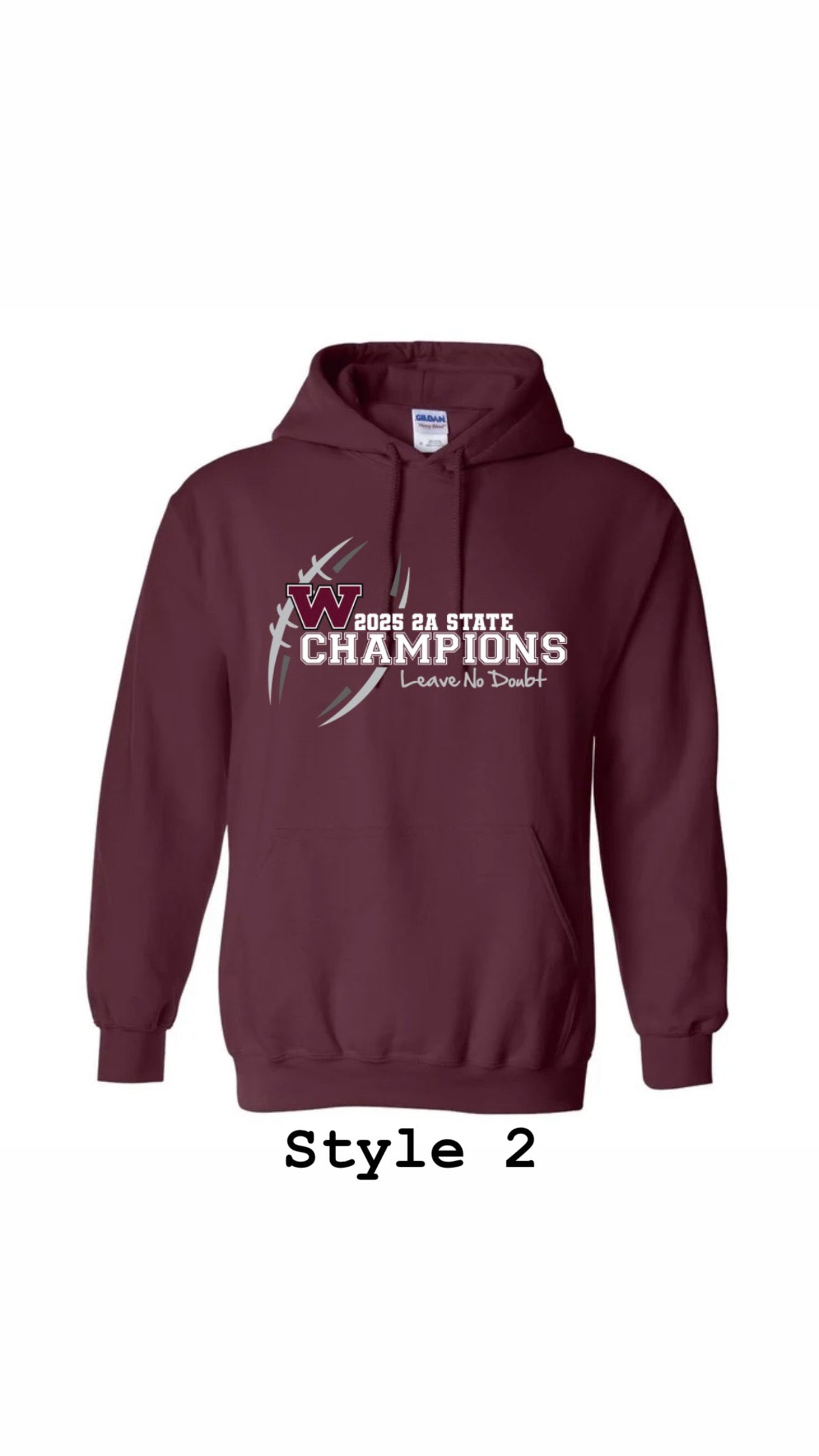 Maroon State Champion Hoodie