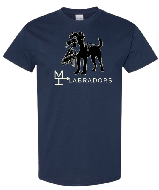 MH Labradors Navy T Shirt