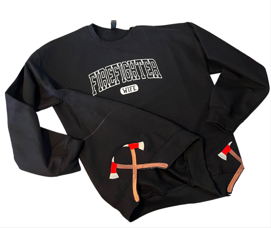 Firefighter Wife w/ Axes