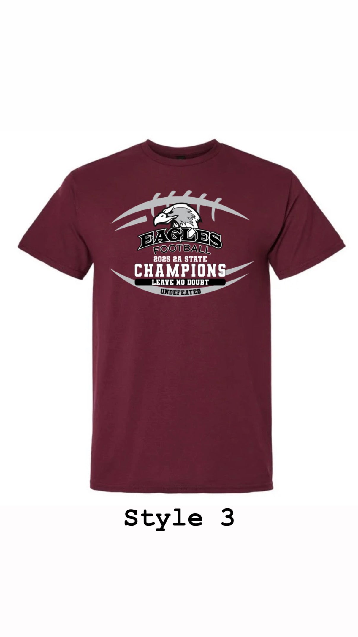 Maroon State Champion T Shirt