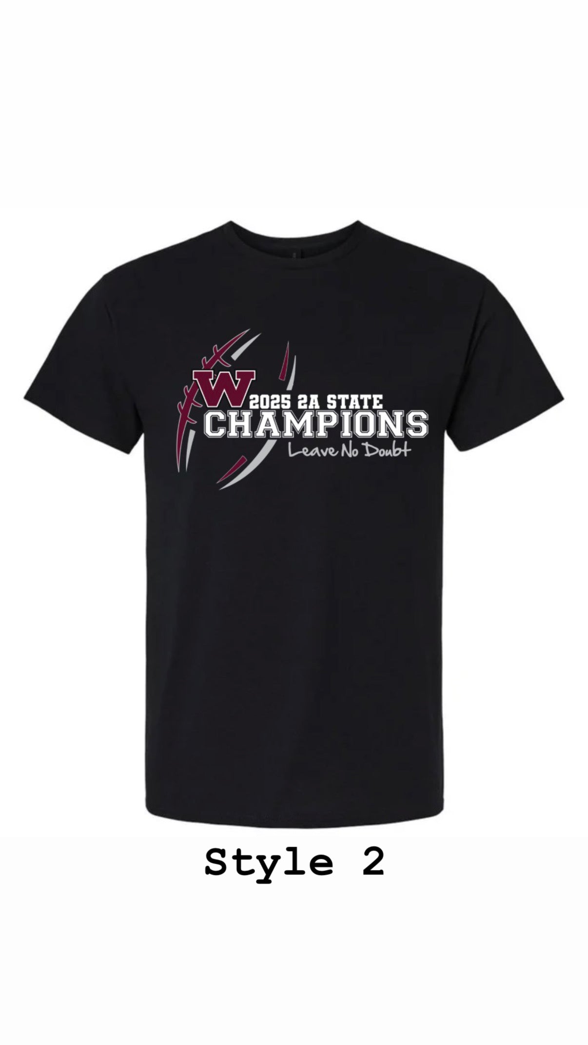 Black State Champion T Shirt
