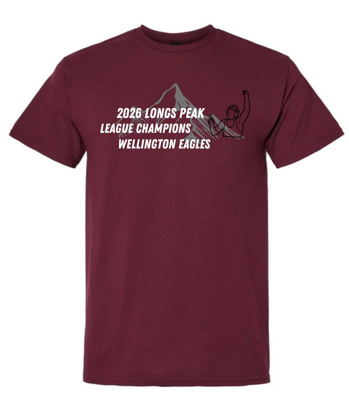 2026 Longs Peak League Champion T Shirts