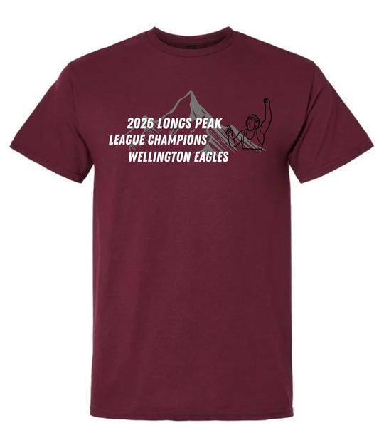 2026 Longs Peak League Champion T Shirts