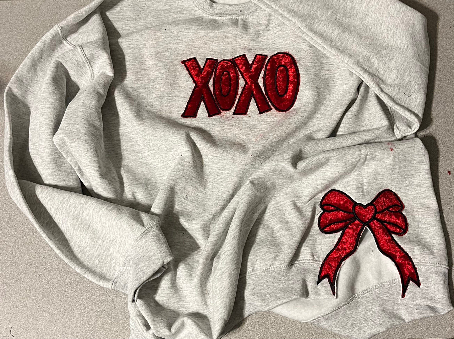 XOXO Side Bow Crewneck