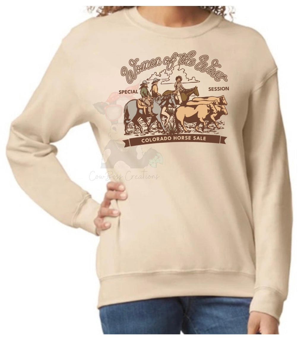 Women of the West Color Crewneck Unisex