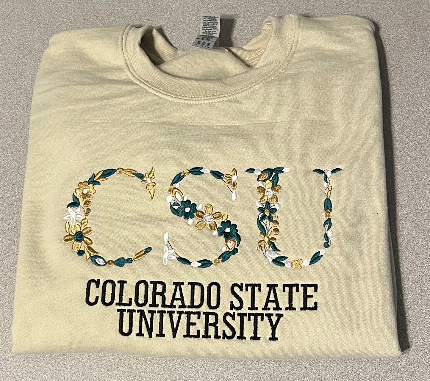 CSU Floral Crewneck